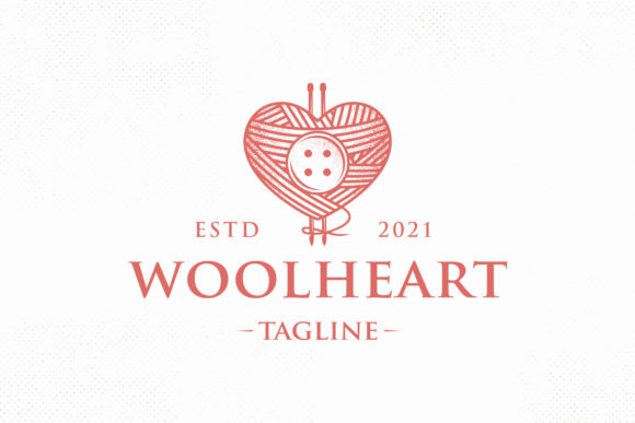 Download Wool Love Vintage Logo Template - Premium Bundle