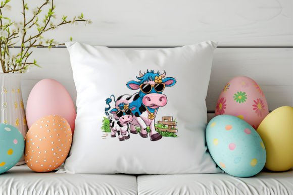 Download Mom and Baby Cow Clipart Design - Clipart design Collection