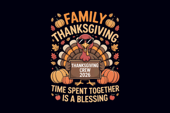 Download Family Thanksgiving Crew 2026 PNG File - Premium Resources